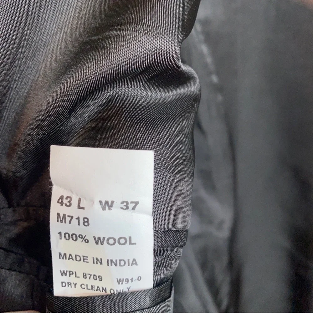 Nautica Gray Sport Coat Classic Single-Breasted Blazer 100% wool